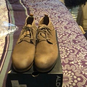 Men tan aldo shoes